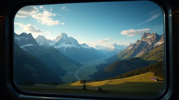 Itinéraire train suisse panoramique : découvrez les paysages grandioses